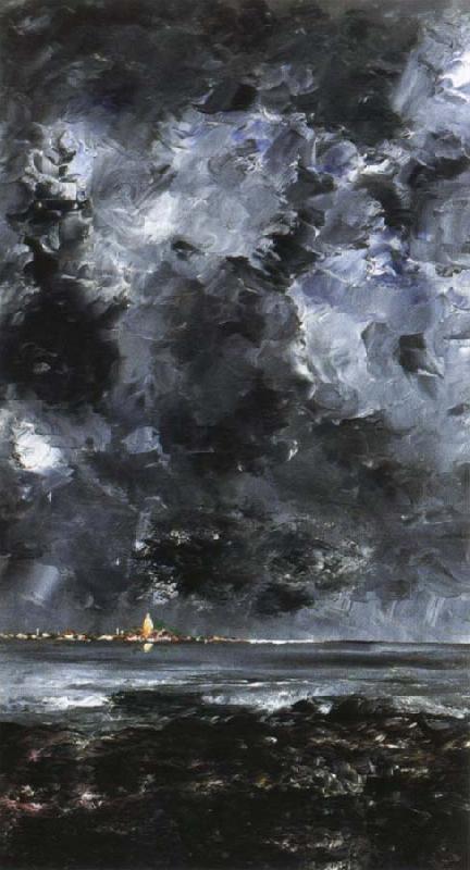 August Strindberg the city Sweden oil painting art